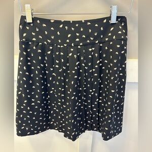 Loft size 0 pleated miniskirt
